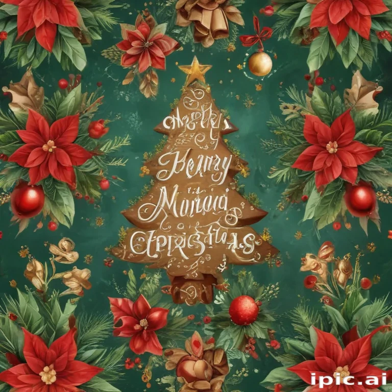 merry christmas clip art transparent background