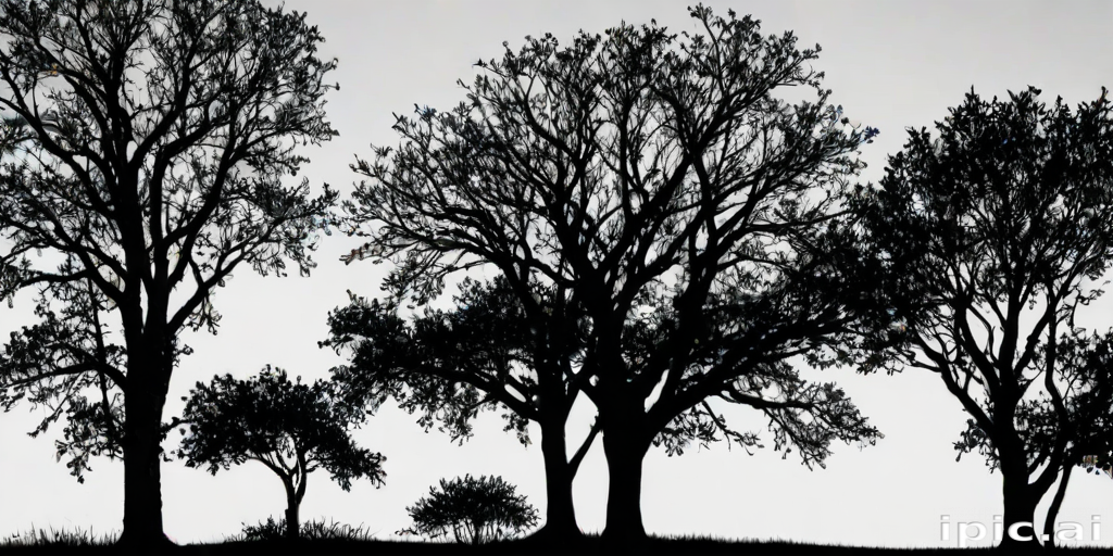 trees silhouette png
