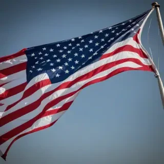 american flag waving png