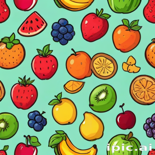 cartoon fruit