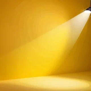 yellow background light