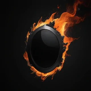 black png background