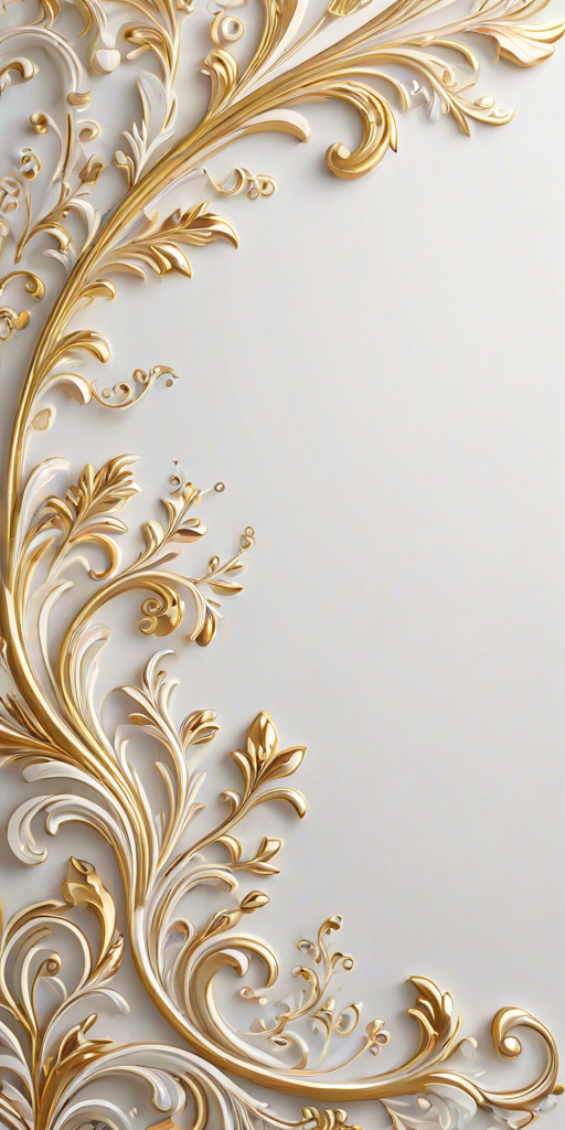elegant white and gold background