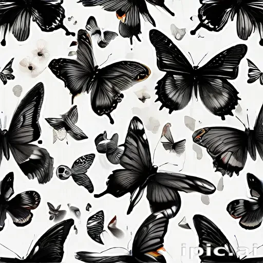black butterfly