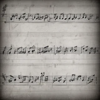 notes music background