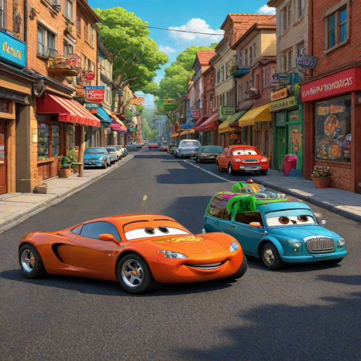 cartoon car wallpaper