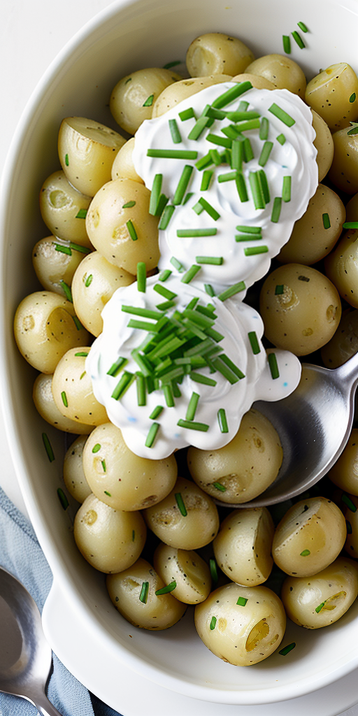 sour cream and chive potatoes