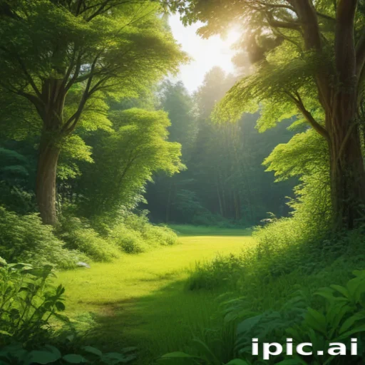 greenery background aesthetic