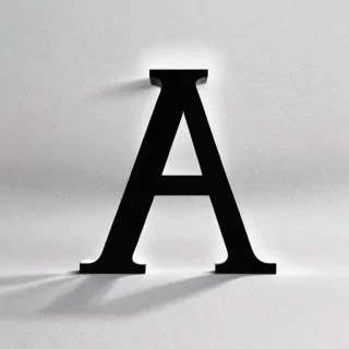 letters as images