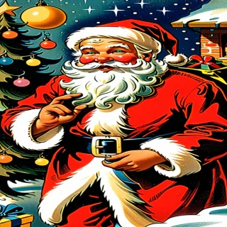 vintage santa claus images