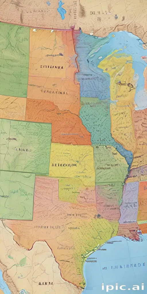 map united states