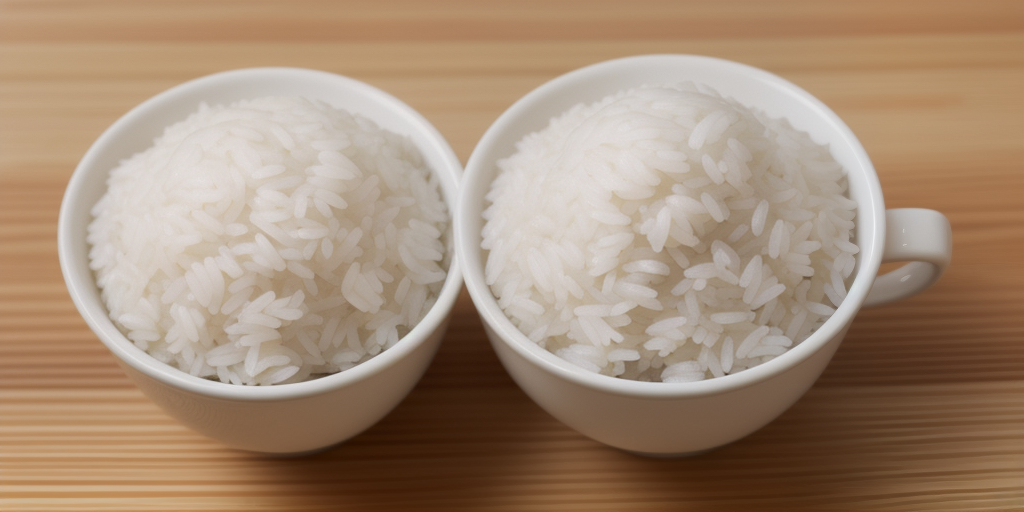 calories in 2 cups of rice