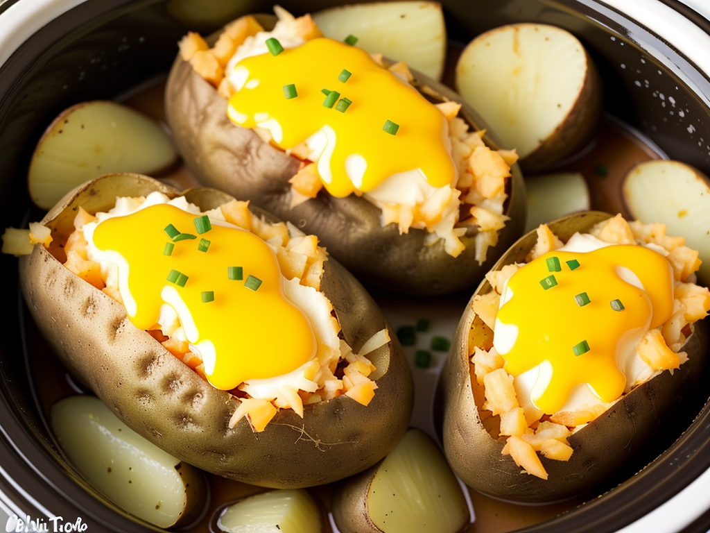 crock pot baked potatoes without foil