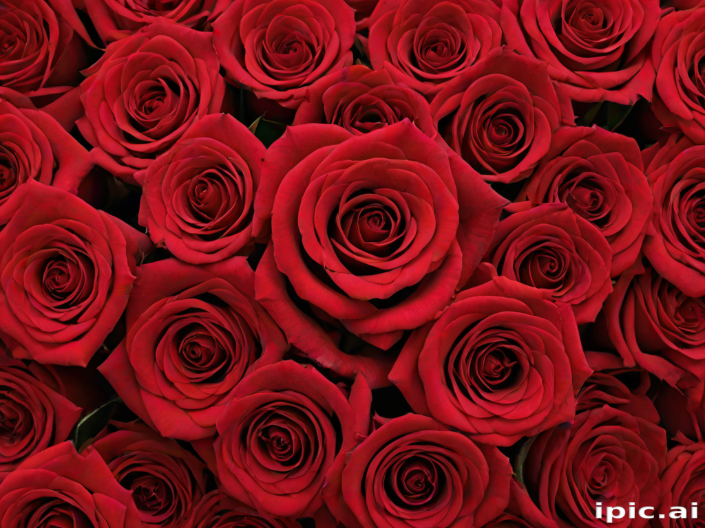 red rose background