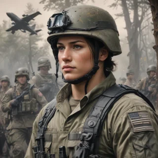military drawing