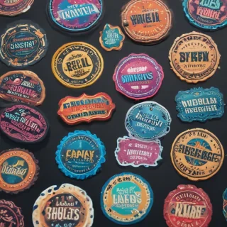 stickers mockup