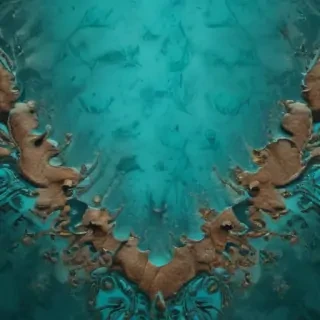 turquoise background