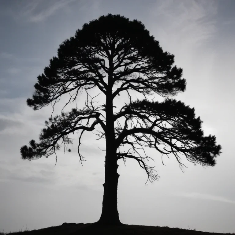 pine tree silhouette png