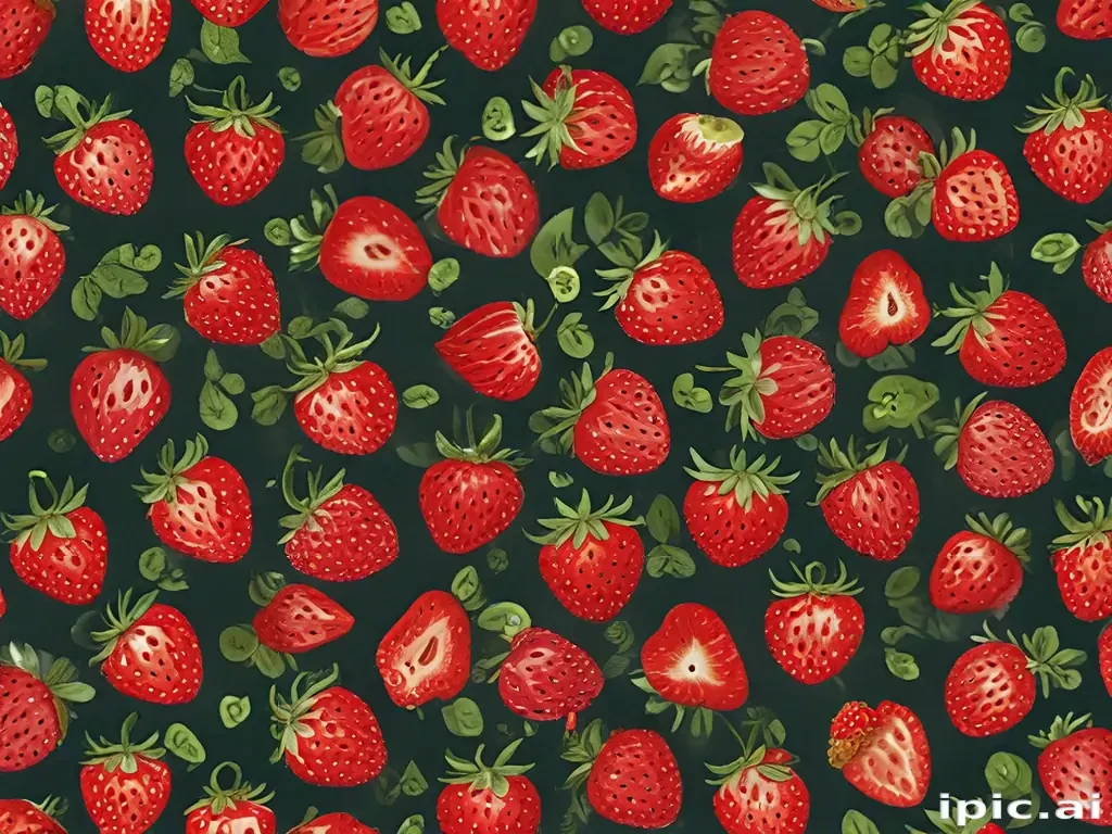 strawberry wallpaper laptop