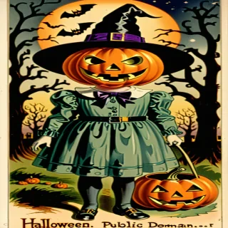 halloween public domain images