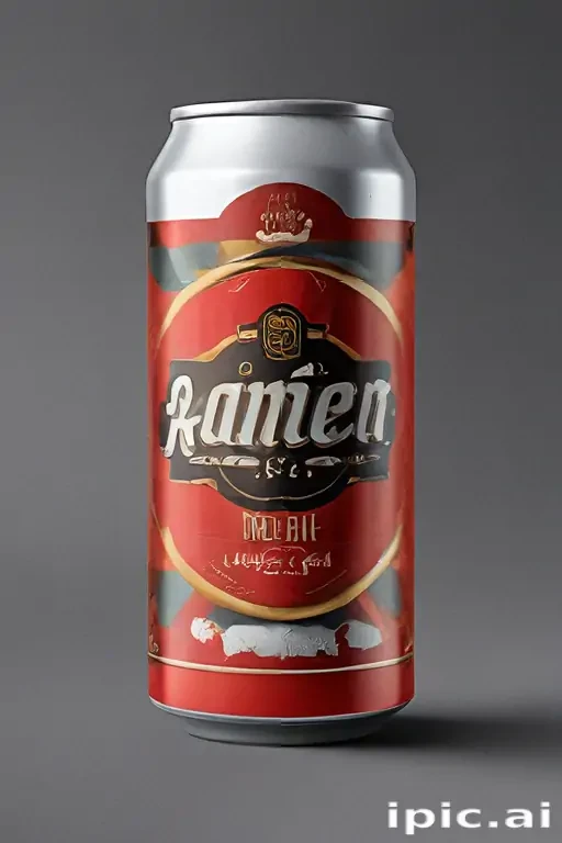 beer can mockup