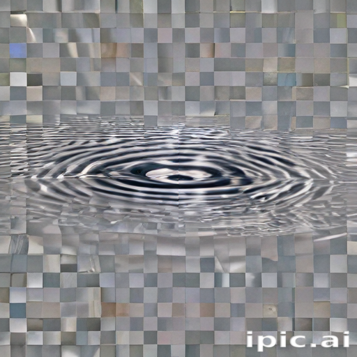 Intricate Patterns of Reflective Water Ripples Against a Textured ...