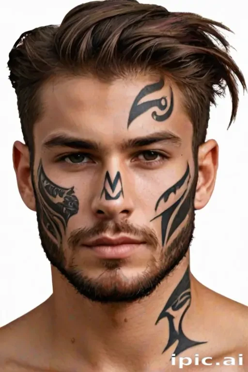 face tattoo png