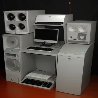 old computer png