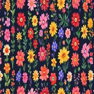 pixel flowers