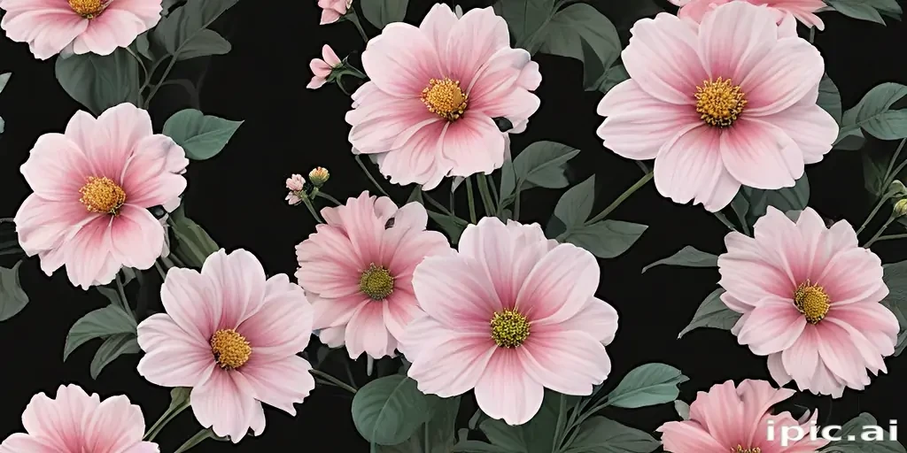 aesthetic flowers transparent
