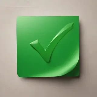 green check mark