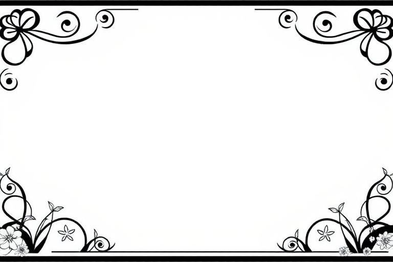 border clip art black and white