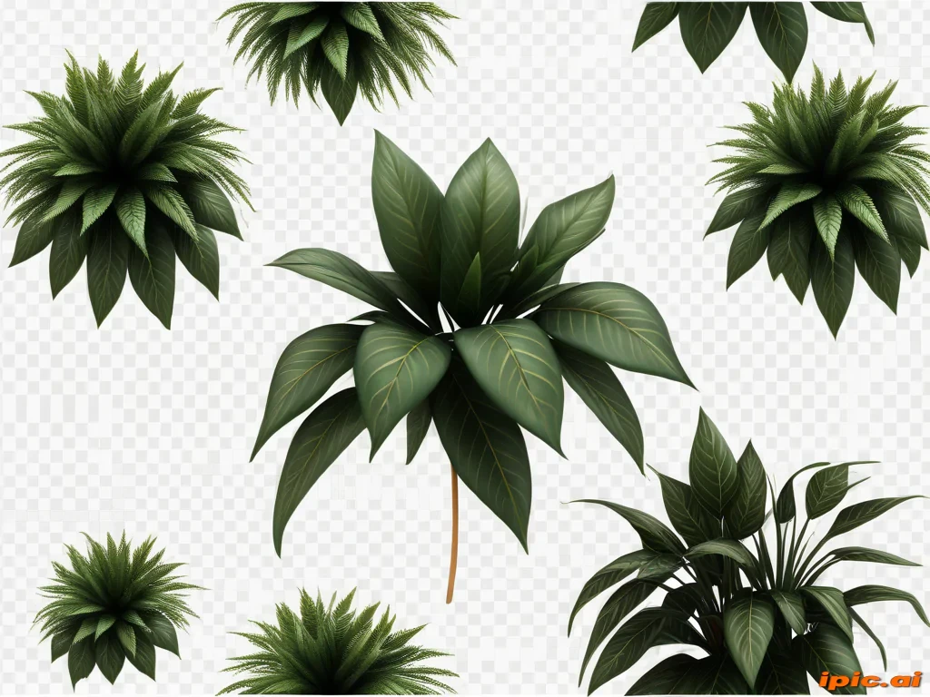 plants transparent background