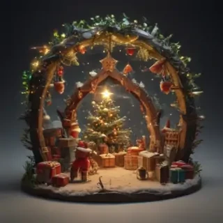 merry christmas no background