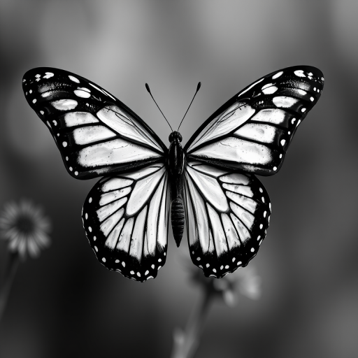 black and white butterfly wallpaper