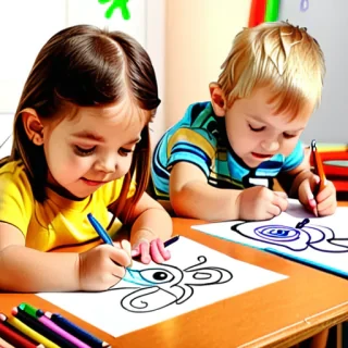kids drawing