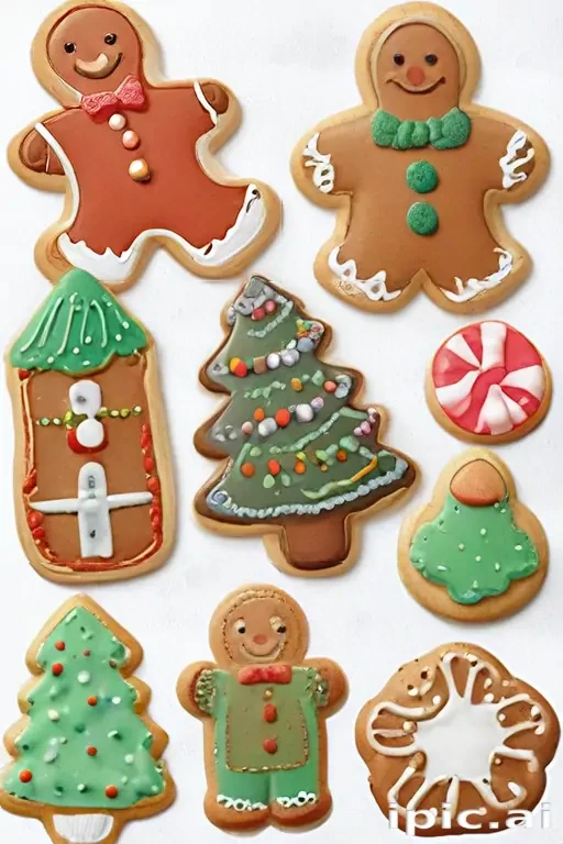 clip art christmas cookies