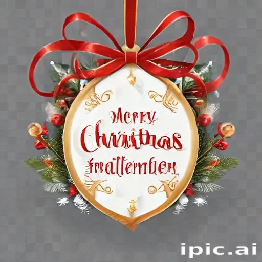 merry christmas clipart transparent background