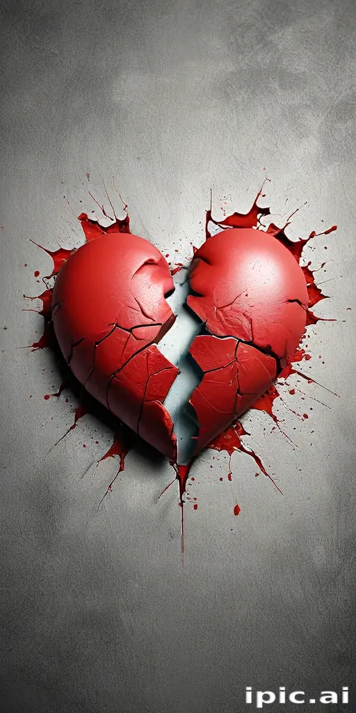 broken heart background
