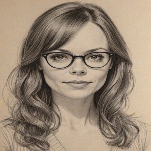 Bewitching Rachel Boston, pencil sketch, portrait of Delightful woman 1963s in glasses, hair style beatnik, outline, clear lines, fine lines, 8k