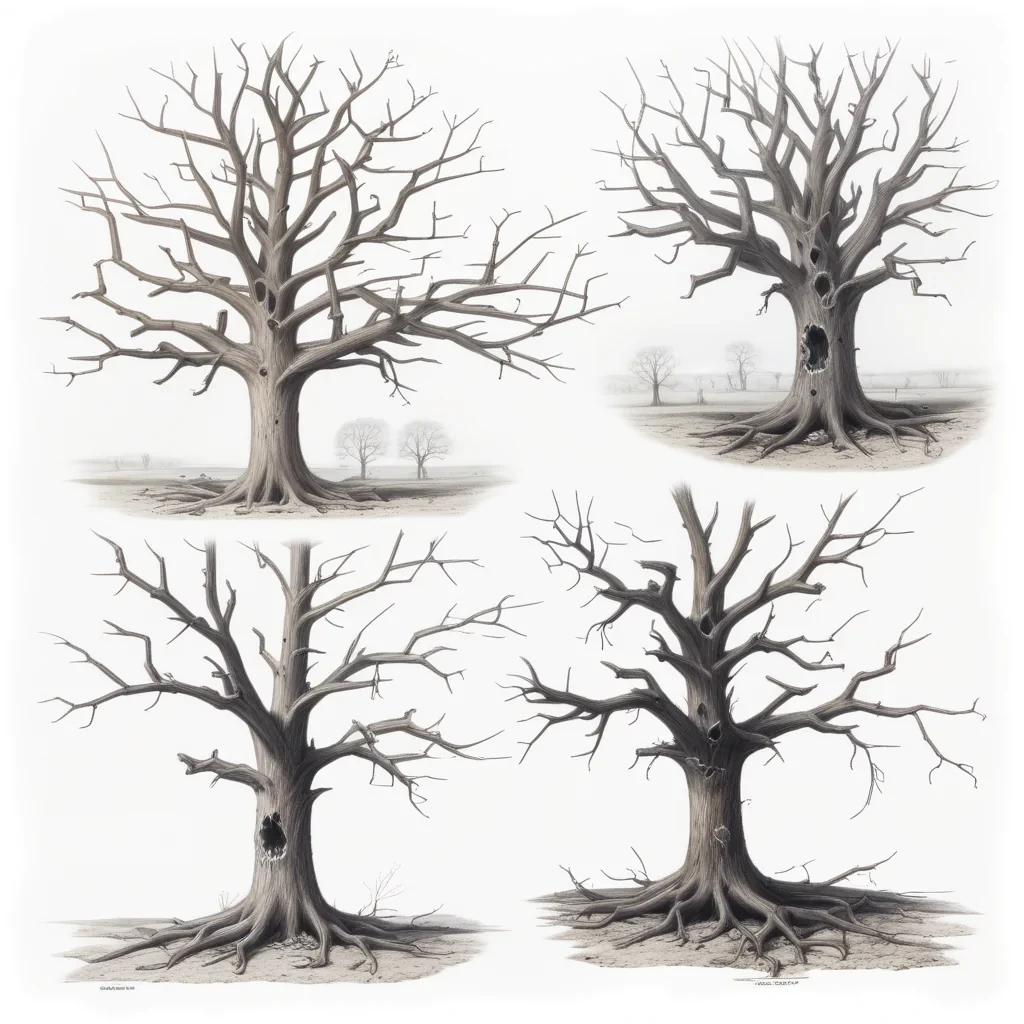 dead tree drawings