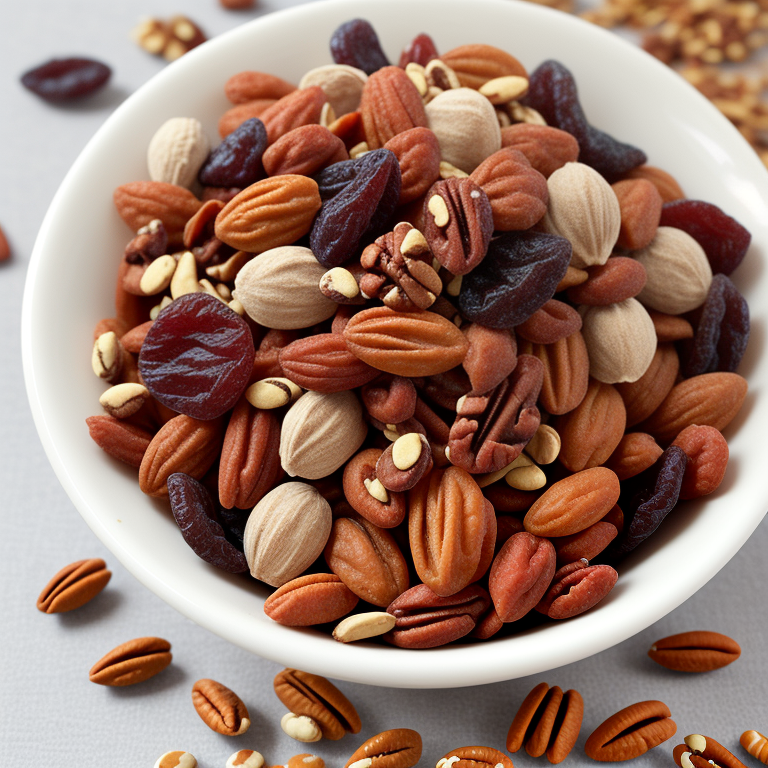 dried fruit and nut mix
