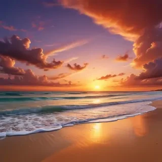 sunset wallpaper beach