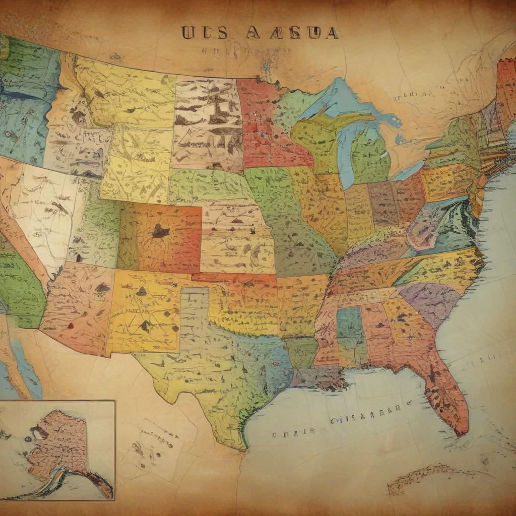 map of the usa states
