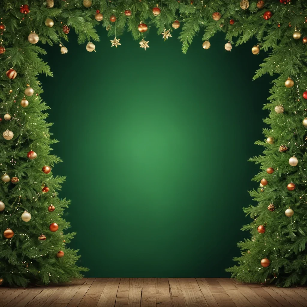 green christmas background