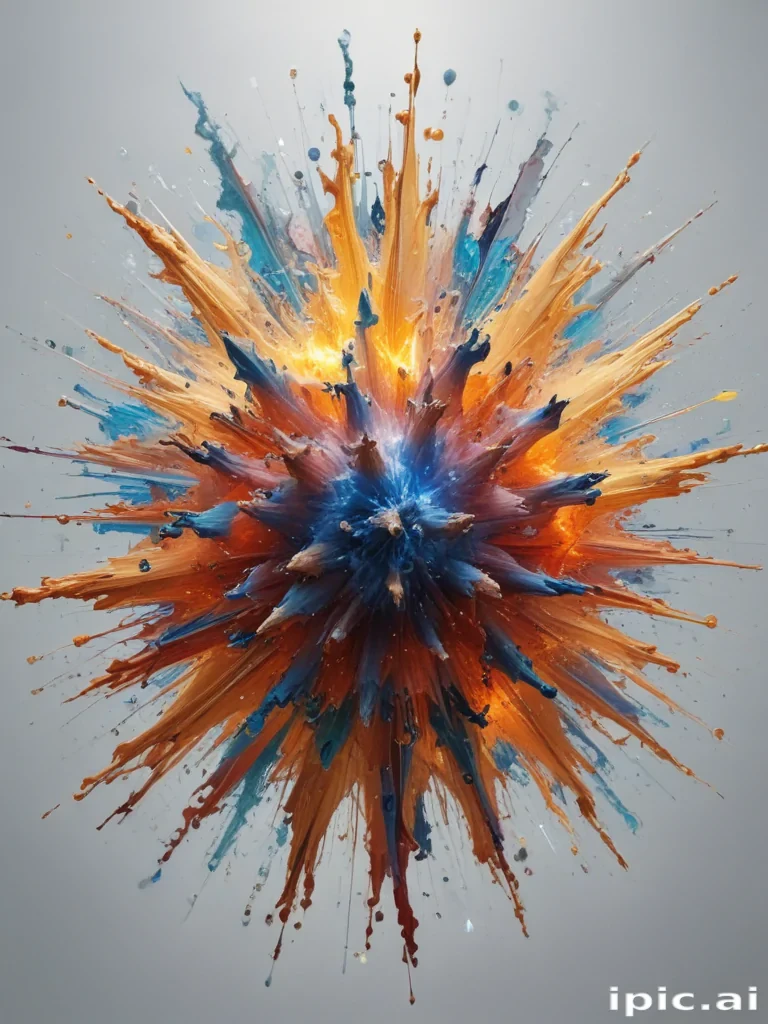 transparent explosion