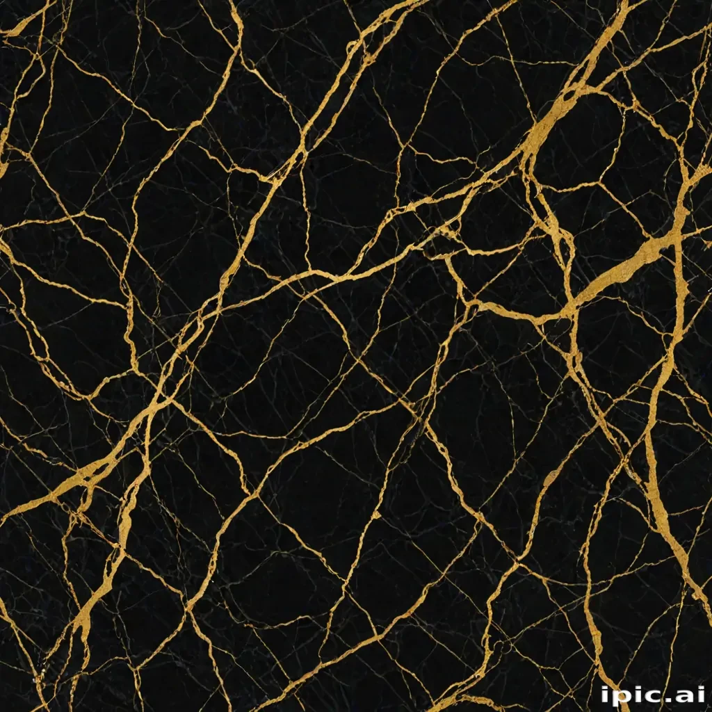 black and gold marble