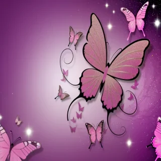 glitter butterfly wallpaper