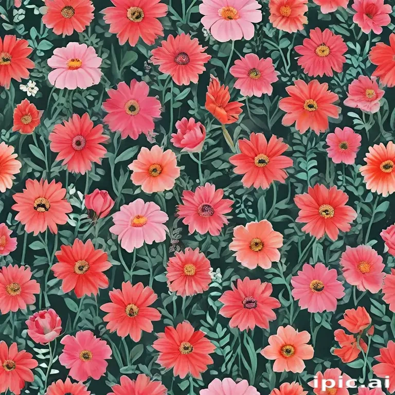 flower line