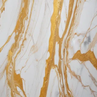 white and gold marble background